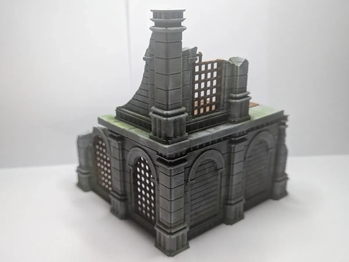 Compact Two Storey Corner Piece - Fantasy Ruins