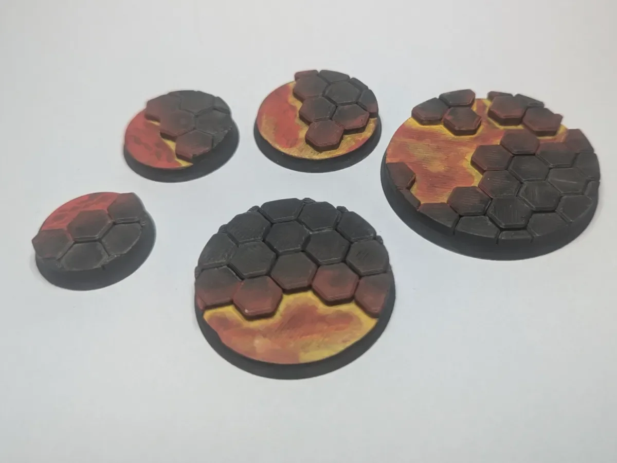 Lava Miniature Bases