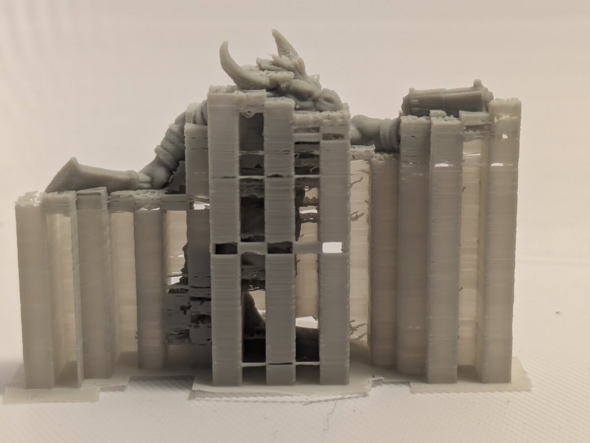 3D printed miniature - clean finish